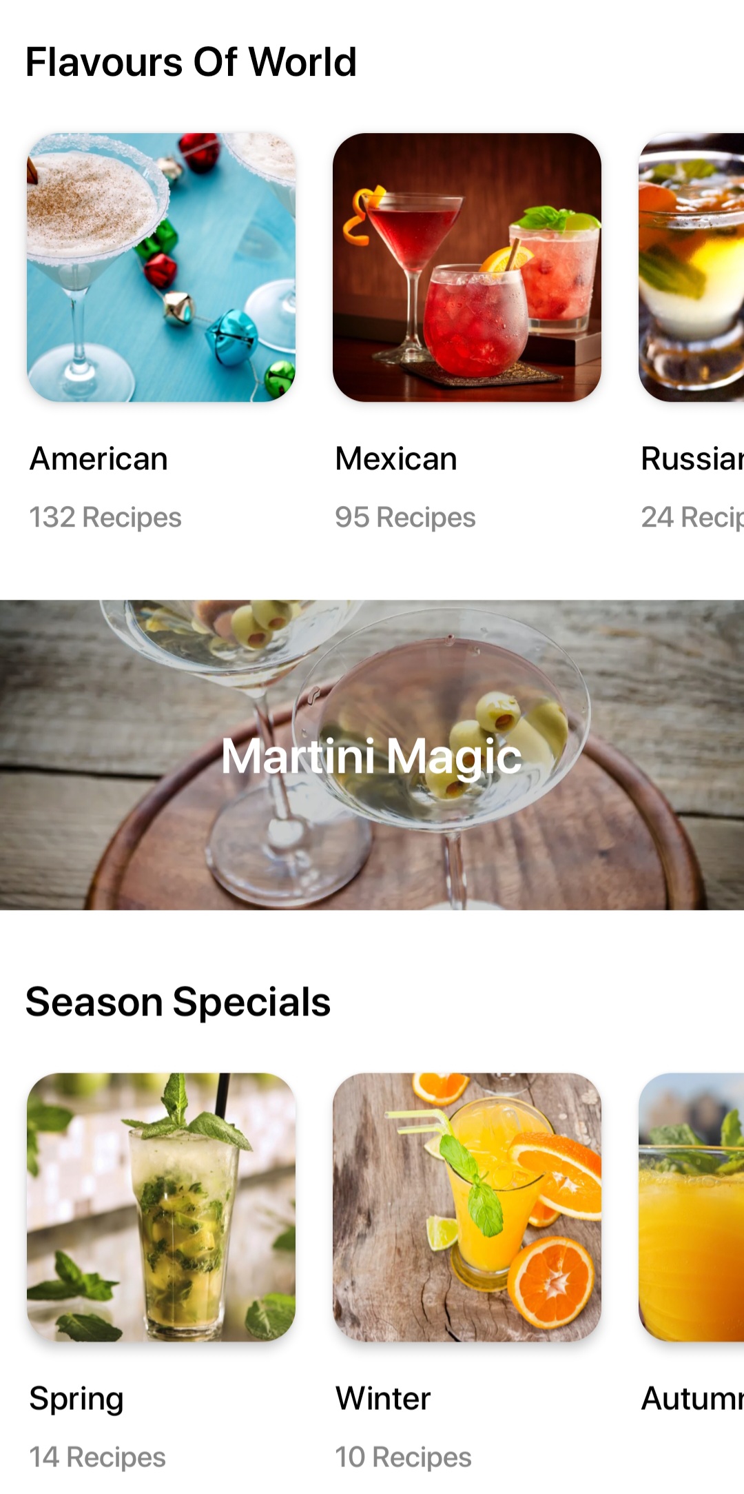اسکرین شات 5 برنامه Cocktail Recipes & Mixer Guide