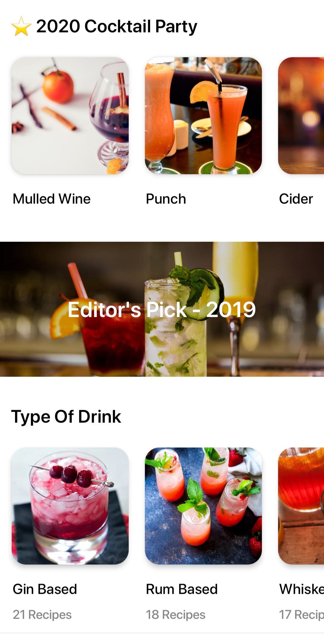 اسکرین شات 6 برنامه Cocktail Recipes & Mixer Guide