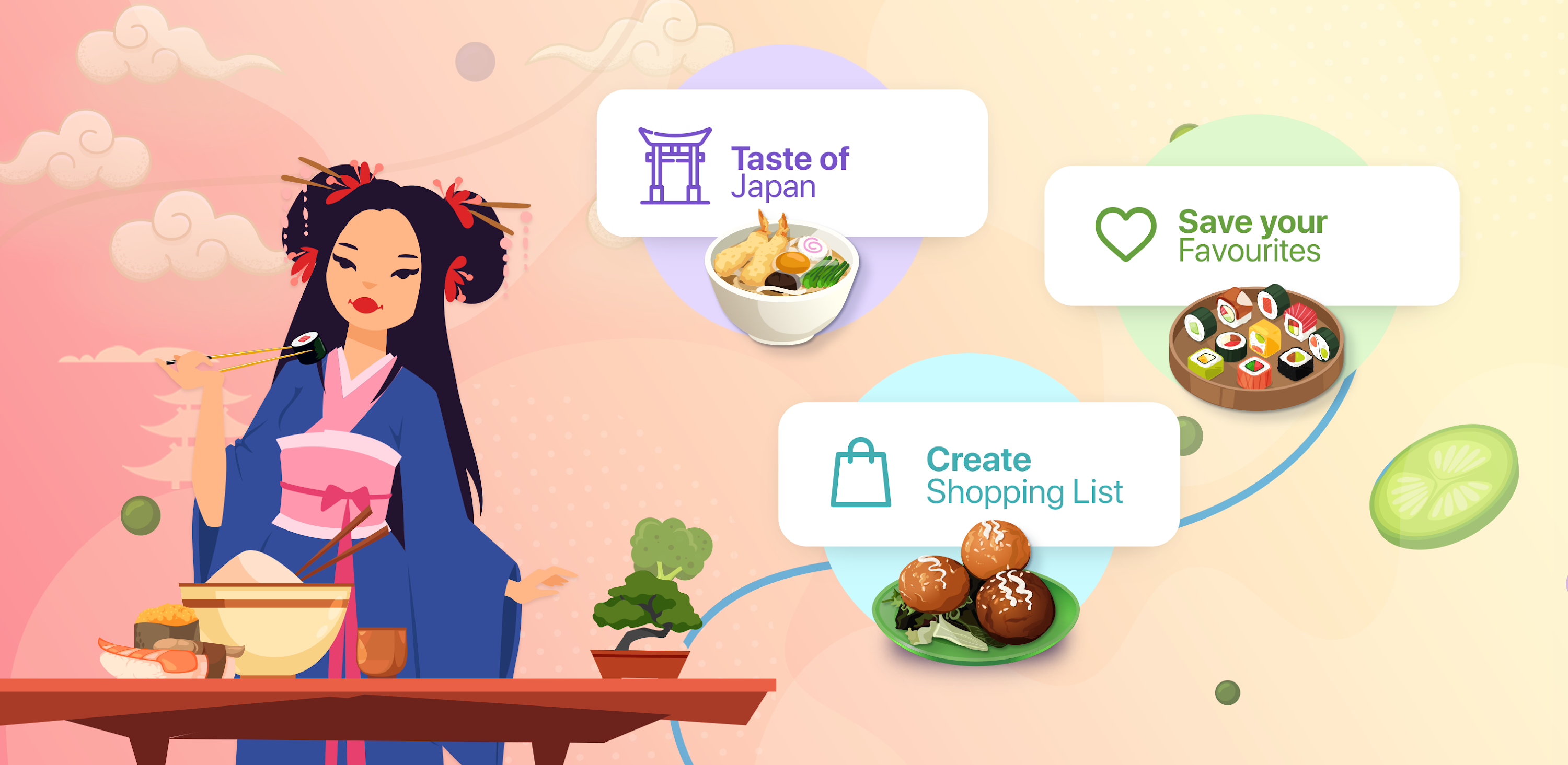 اسکرین شات 2 برنامه Japanese Healthy food recipes