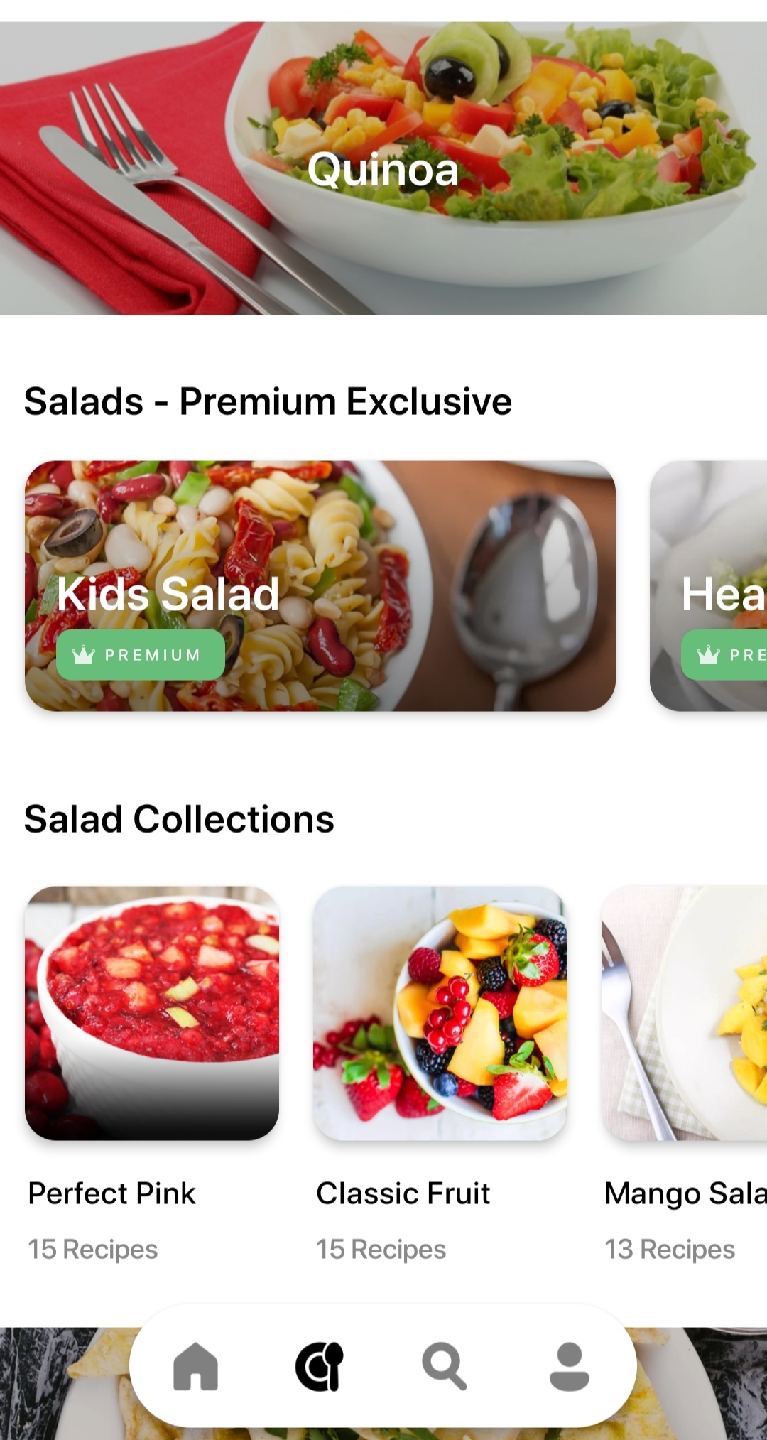 اسکرین شات 6 برنامه Salad Recipes: Healthy Meals