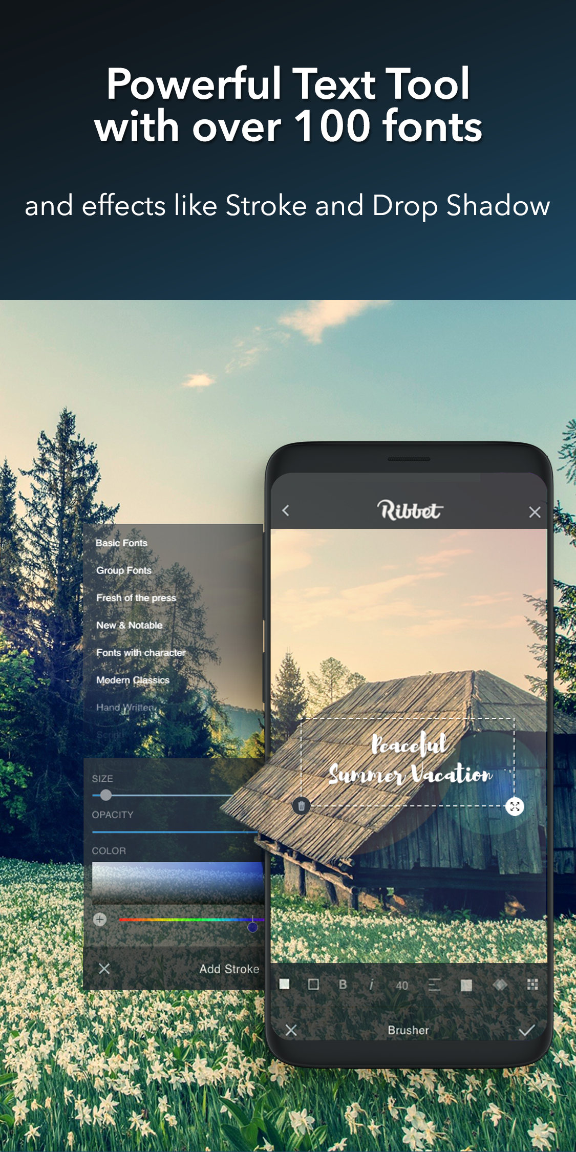 اسکرین شات 3 برنامه Ribbet™ Photo Editing Suite