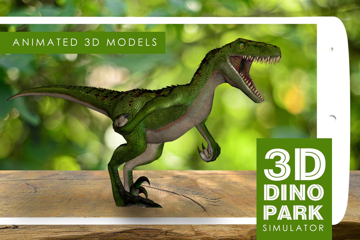 اسکرین شات 1 بازی 3D Dinosaur park simulator