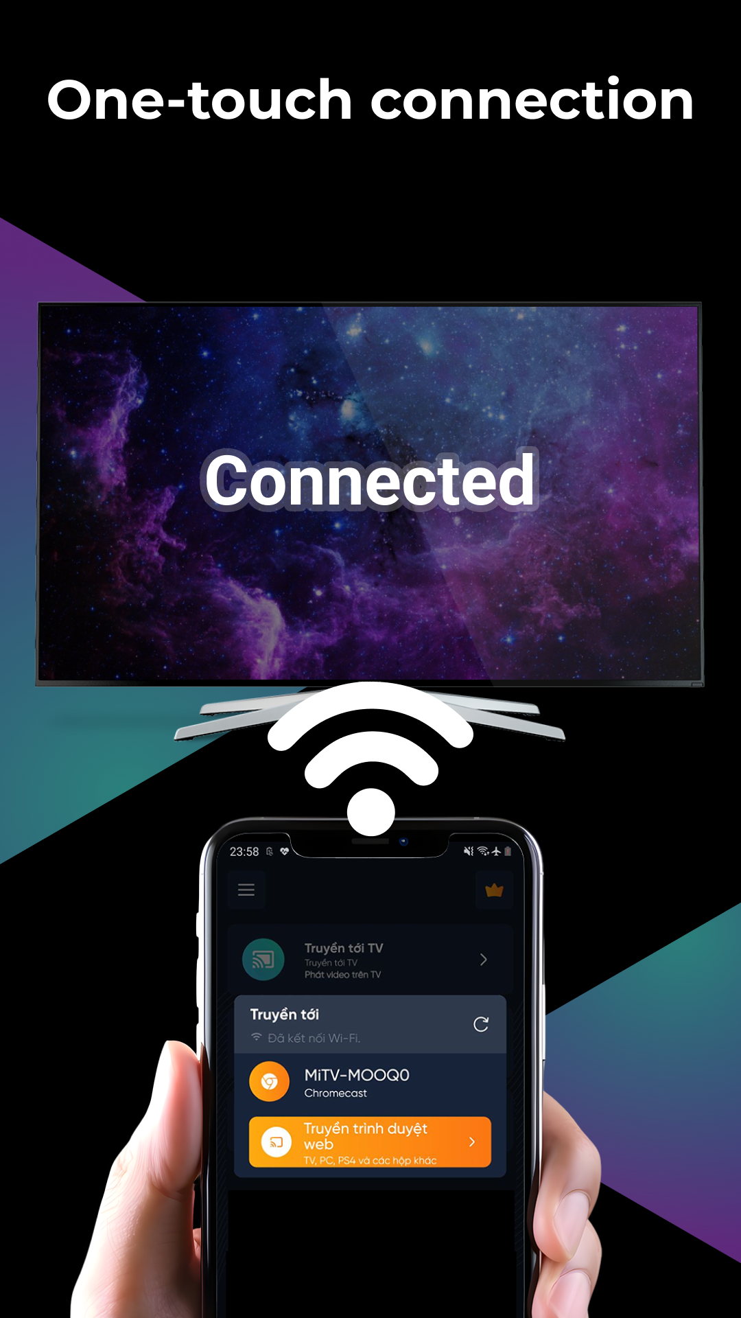اسکرین شات 2 برنامه Cast to TV & Screen Mirroring