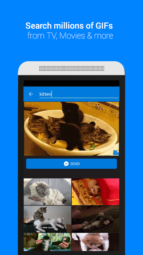 اسکرین شات 2 برنامه GIF Keyboard by Tenor