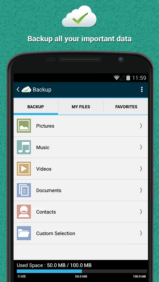 اسکرین شات 3 برنامه Right Backup Anywhere