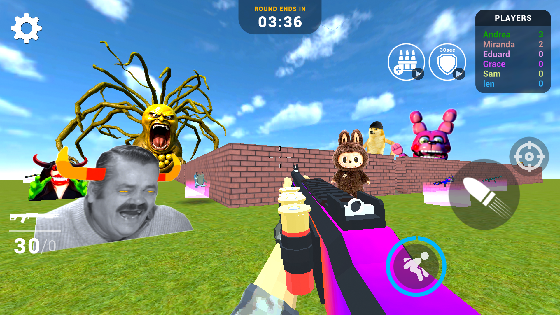 اسکرین شات 1 بازی Nextbots In Backrooms: Shooter