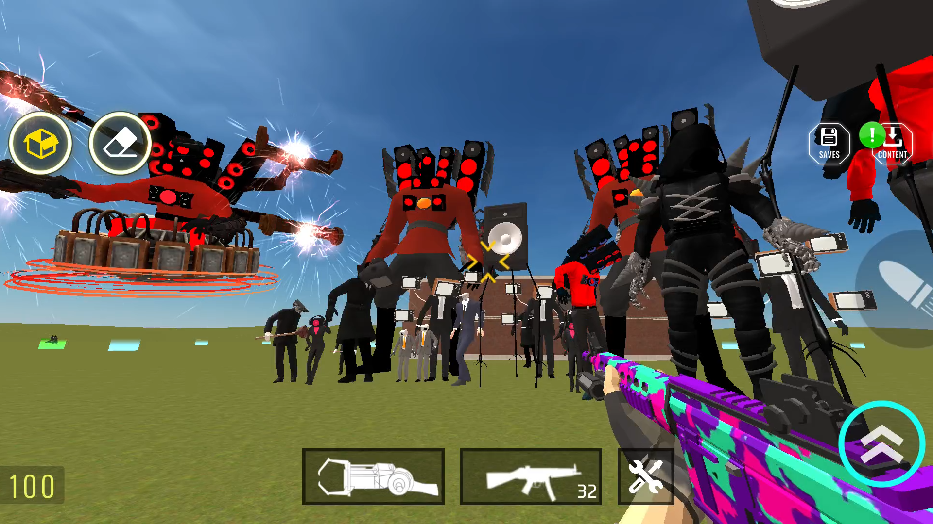 اسکرین شات 3 بازی Nextbots In Playground mod