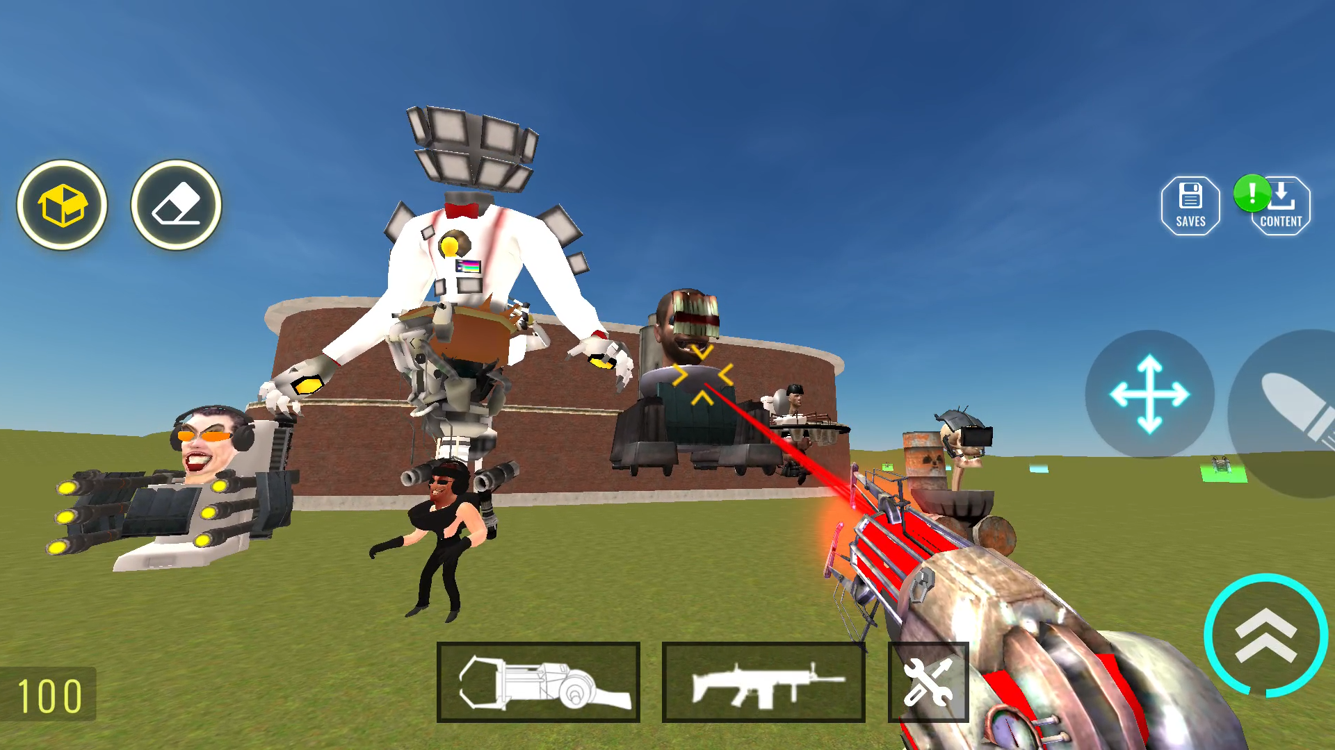 اسکرین شات 8 بازی Nextbots In Playground mod