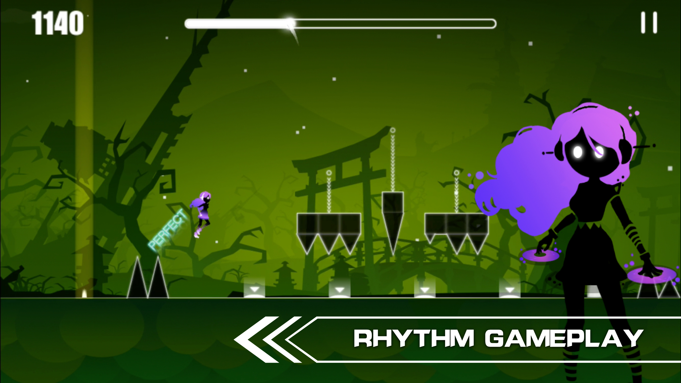 اسکرین شات 4 بازی Muse Runner - Rhythmic parkour