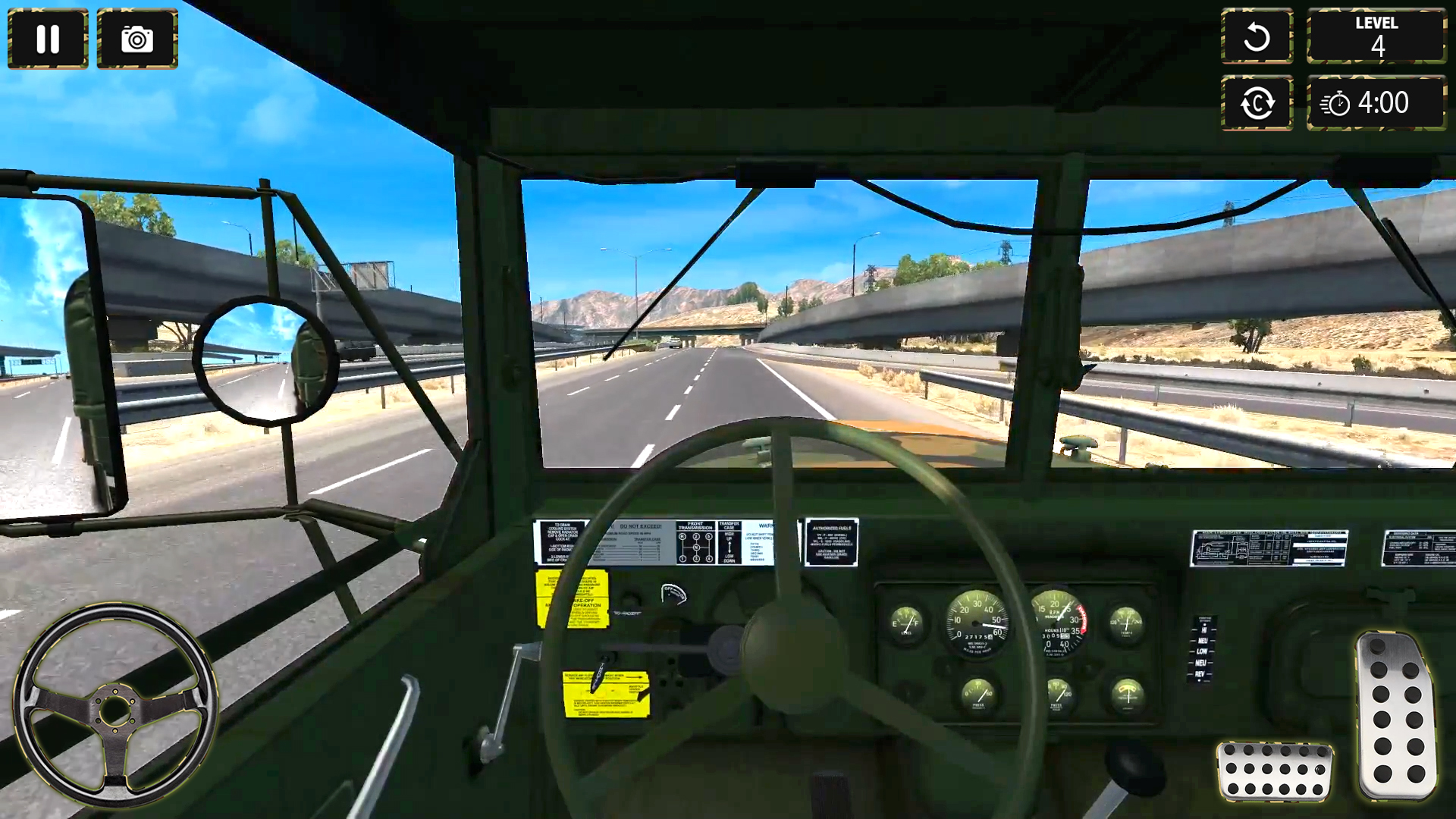 اسکرین شات 6 بازی Military Truck Simulator Game