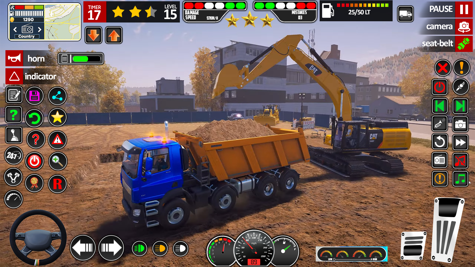 اسکرین شات 3 بازی City Construction JCB Game 3D