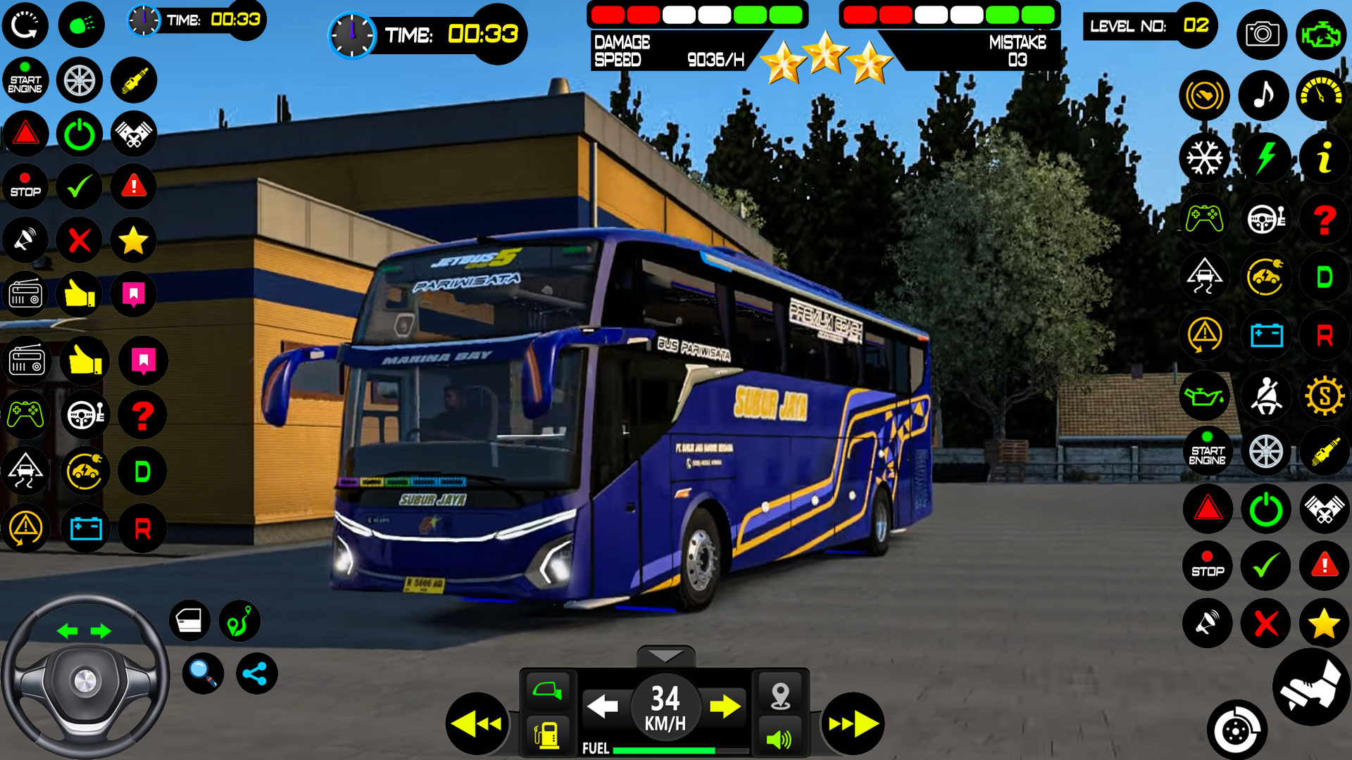اسکرین شات 5 بازی Bus Game 3D - Euro Bus Driver
