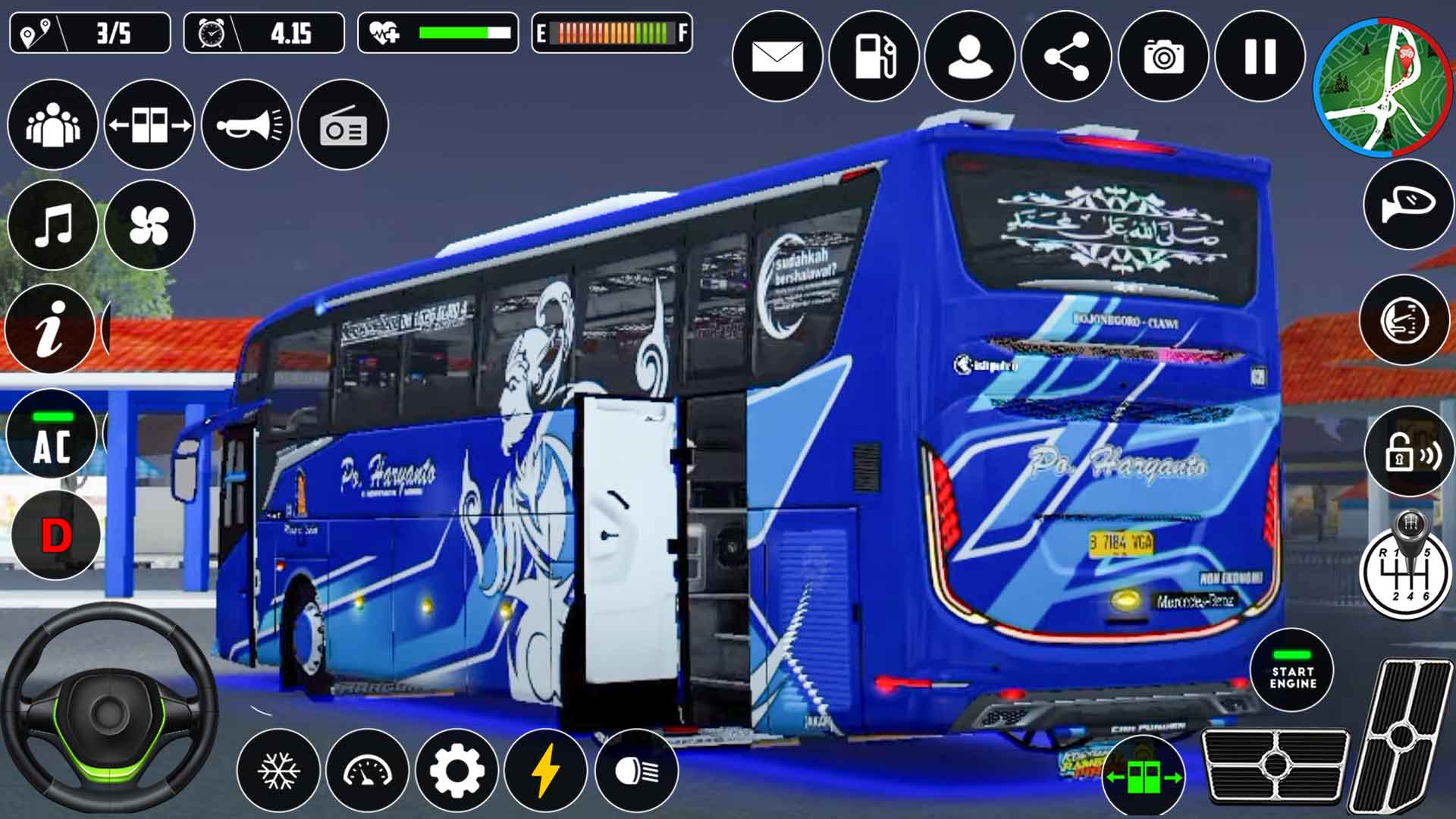 اسکرین شات 2 بازی City Bus Simulator 3D Offline