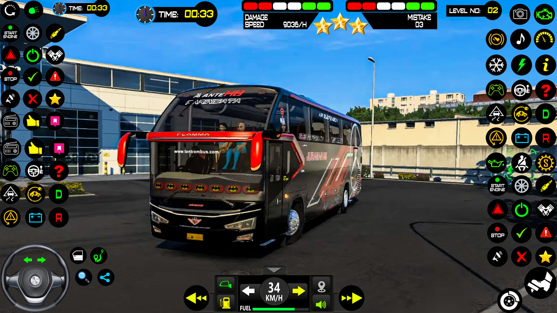 اسکرین شات 2 بازی Bus Game 3D - Euro Bus Driver