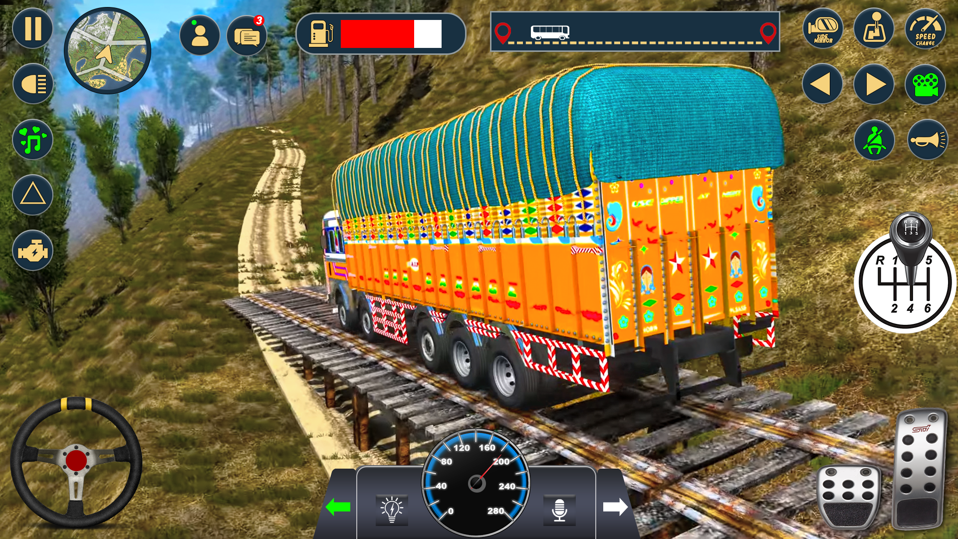اسکرین شات 4 بازی Indian Truck Drive Lorry Games