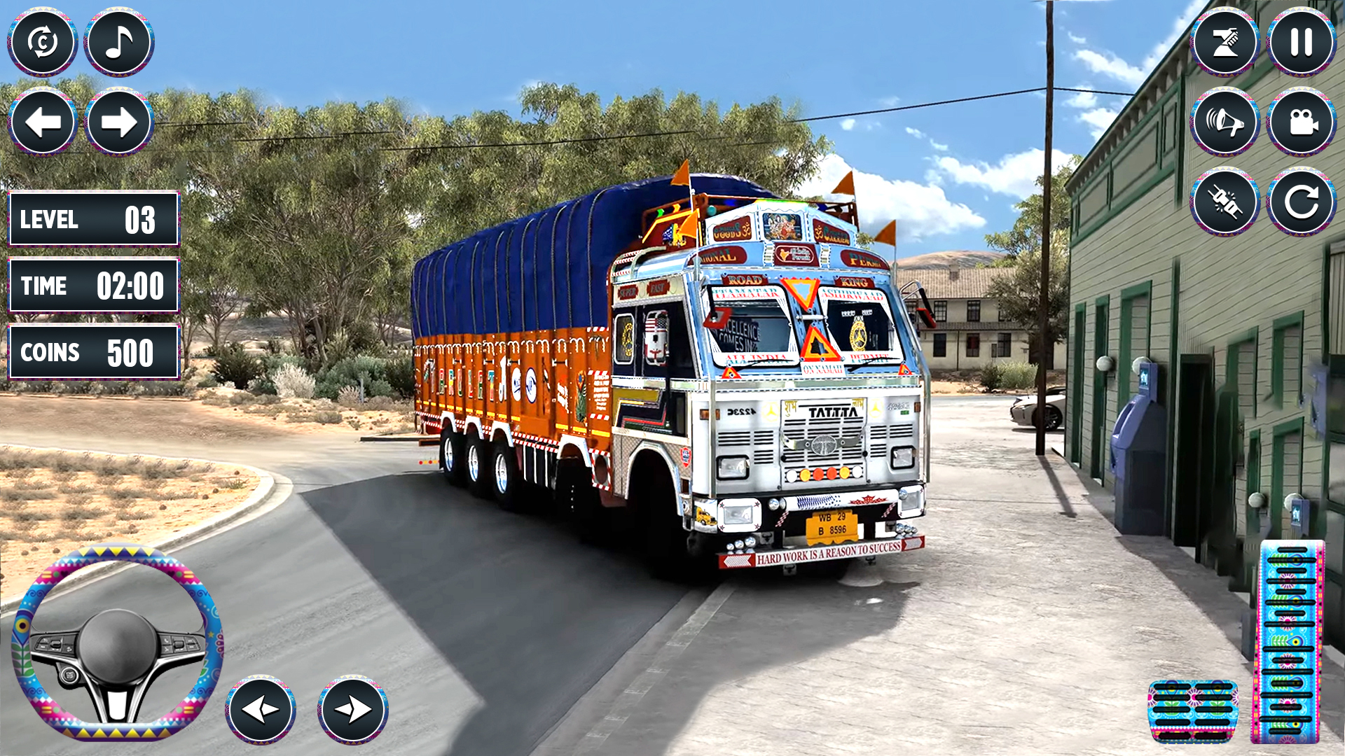 اسکرین شات 6 بازی Indian Truck Drive Lorry Game