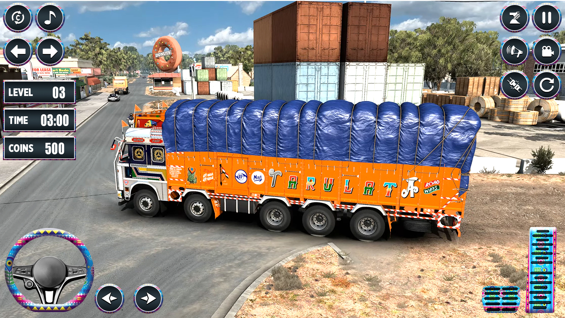 اسکرین شات 3 بازی Indian Truck Drive Lorry Game