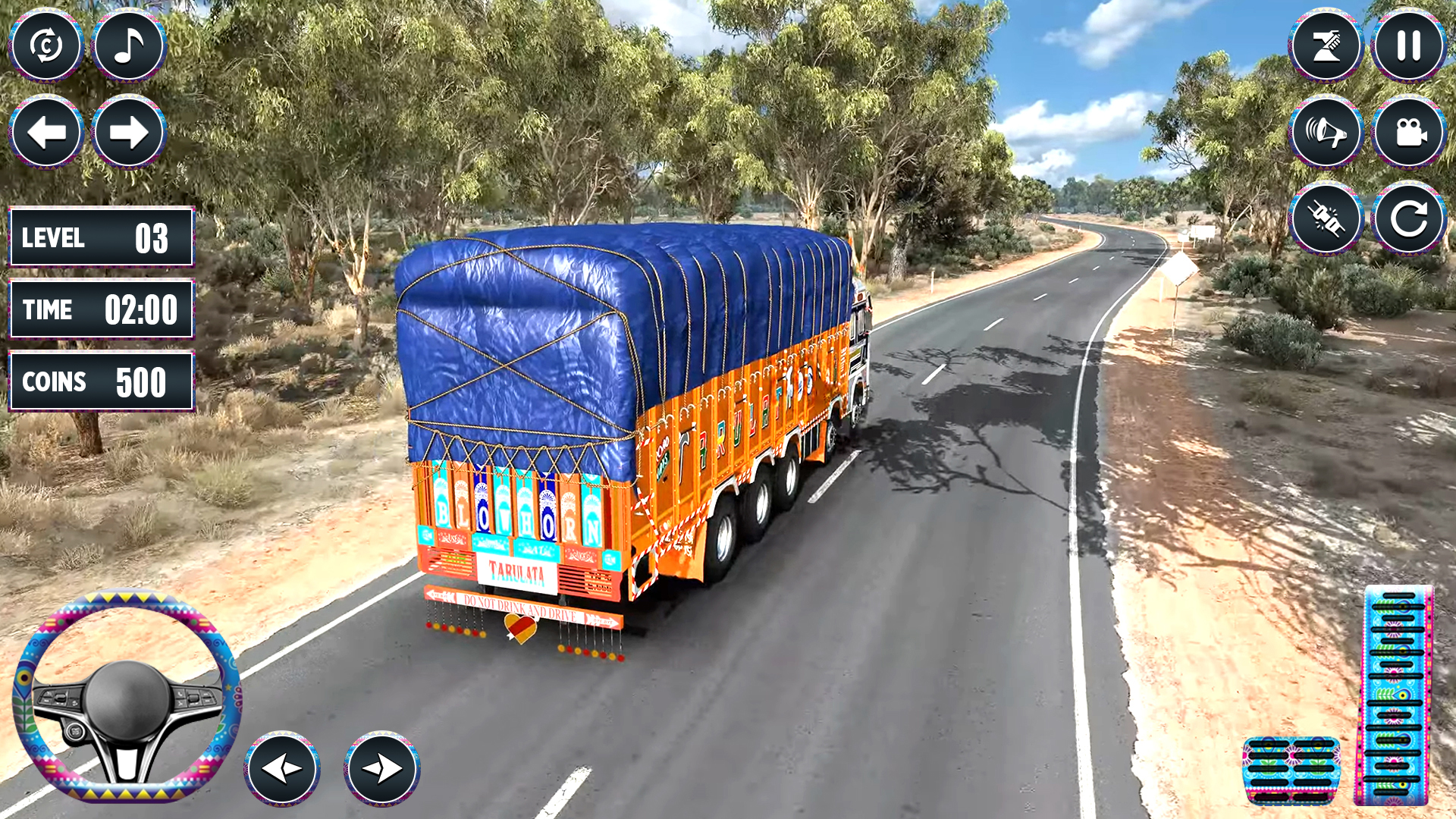 اسکرین شات 5 بازی Indian Truck Drive Lorry Game