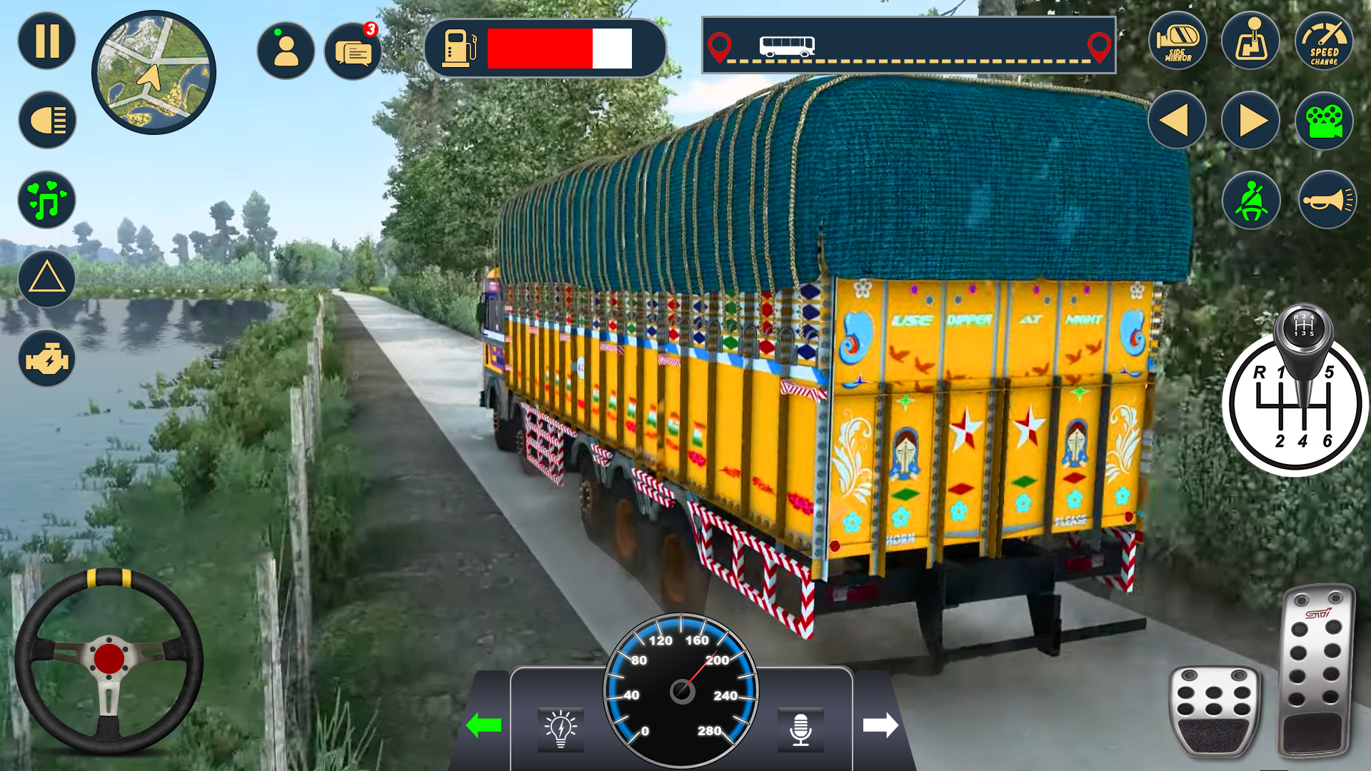اسکرین شات 8 بازی Indian Truck Drive Lorry Games