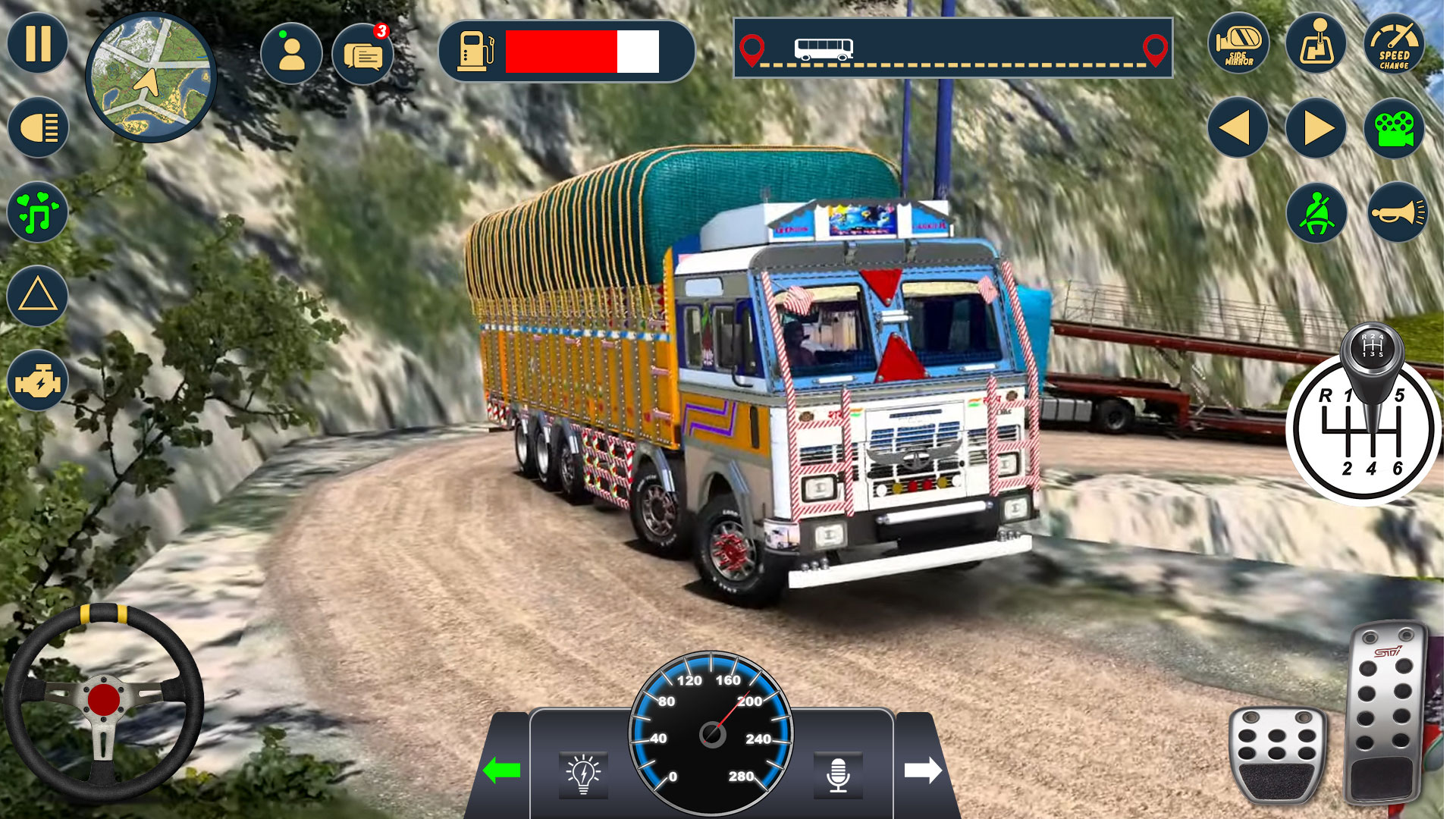 اسکرین شات 3 بازی Indian Truck Drive Lorry Games