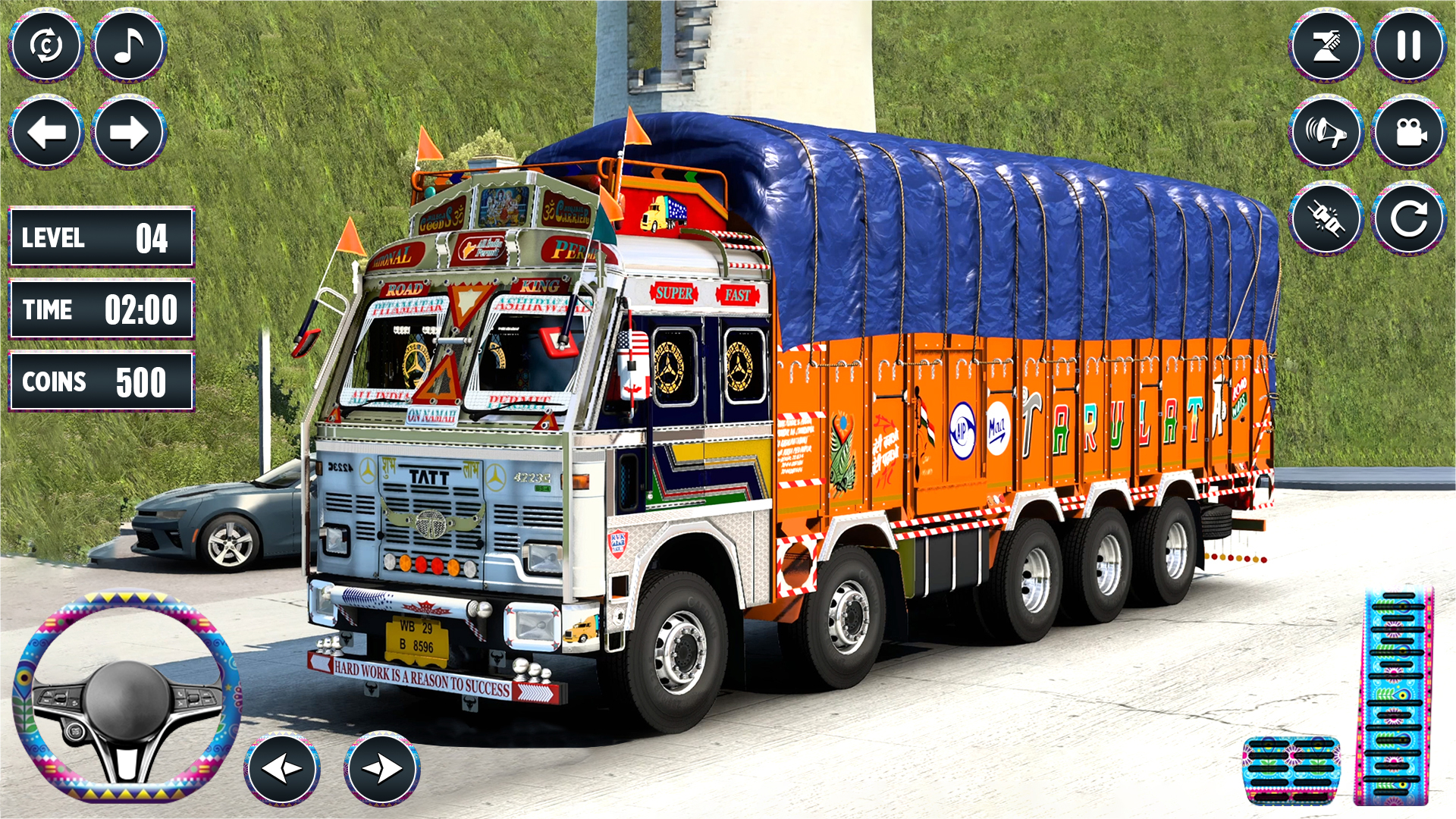 اسکرین شات 4 بازی Indian Truck Drive Lorry Game