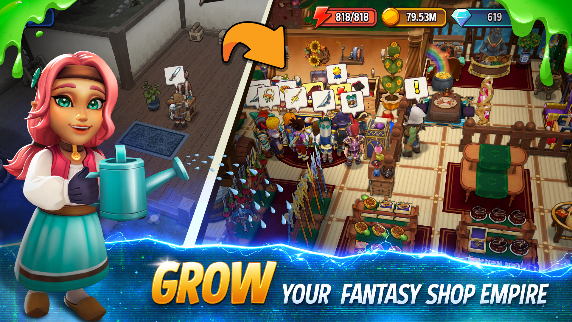 اسکرین شات 3 بازی Shop Titans: Crafting Tycoon