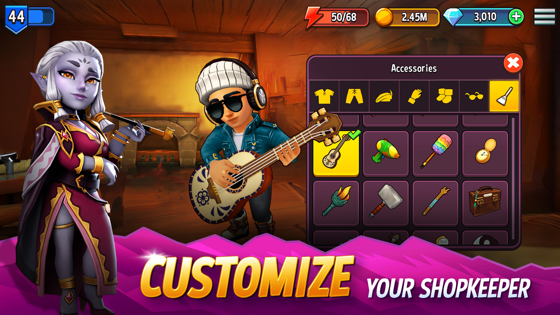 اسکرین شات 6 بازی Shop Titans: Crafting Tycoon
