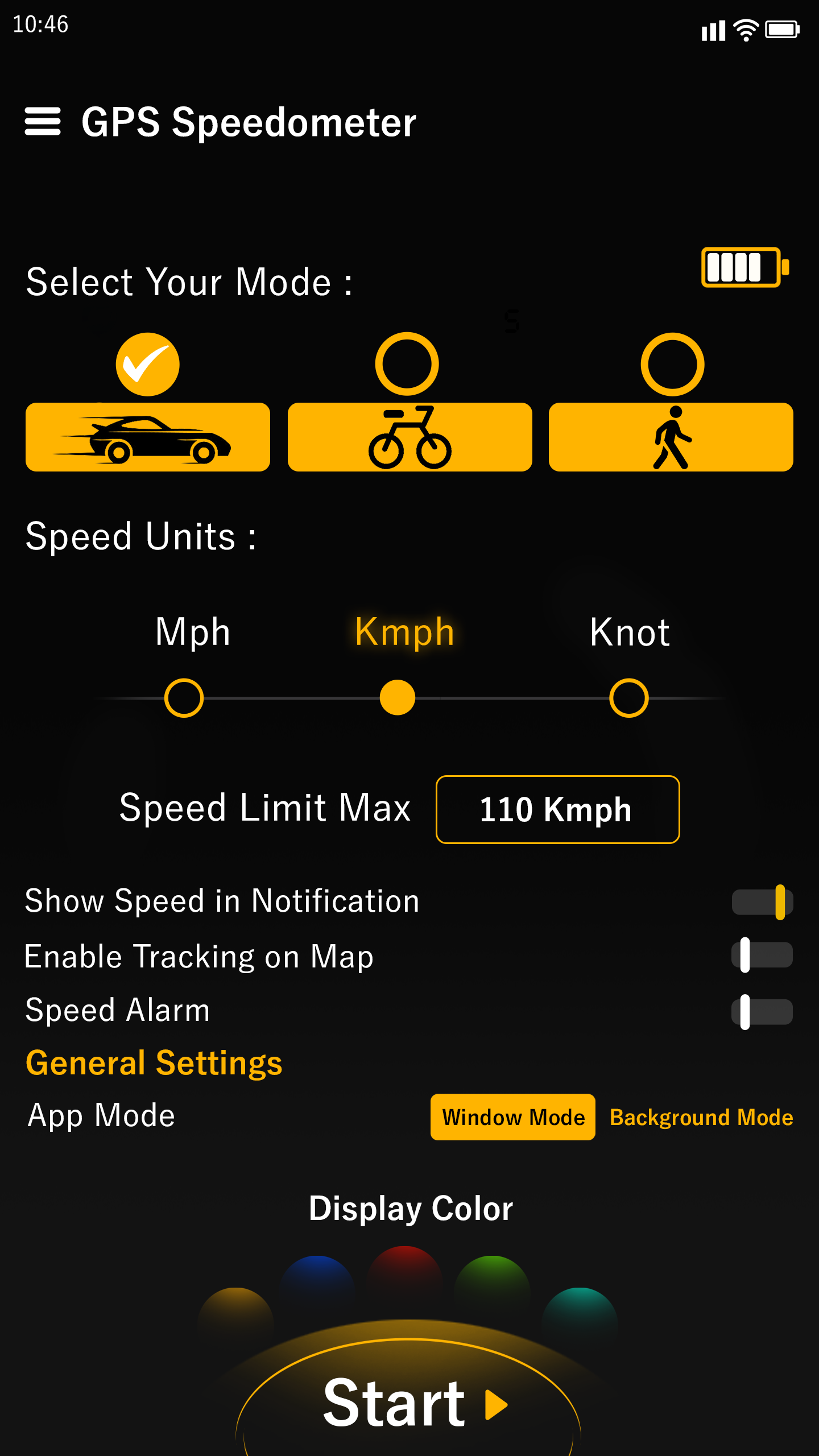 اسکرین شات 4 برنامه GPS Speedometer: Car Dash Cam