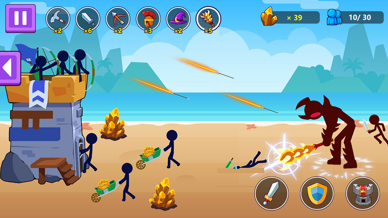 اسکرین شات 4 بازی Stickman Tribe