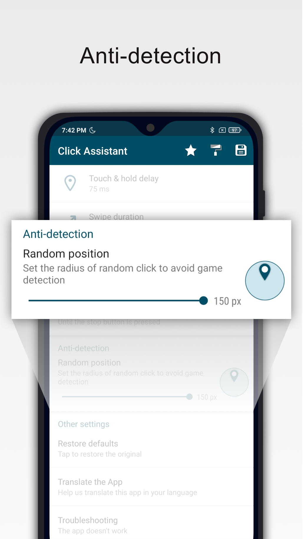 اسکرین شات برنامه Auto Clicker : Click Assistant 5