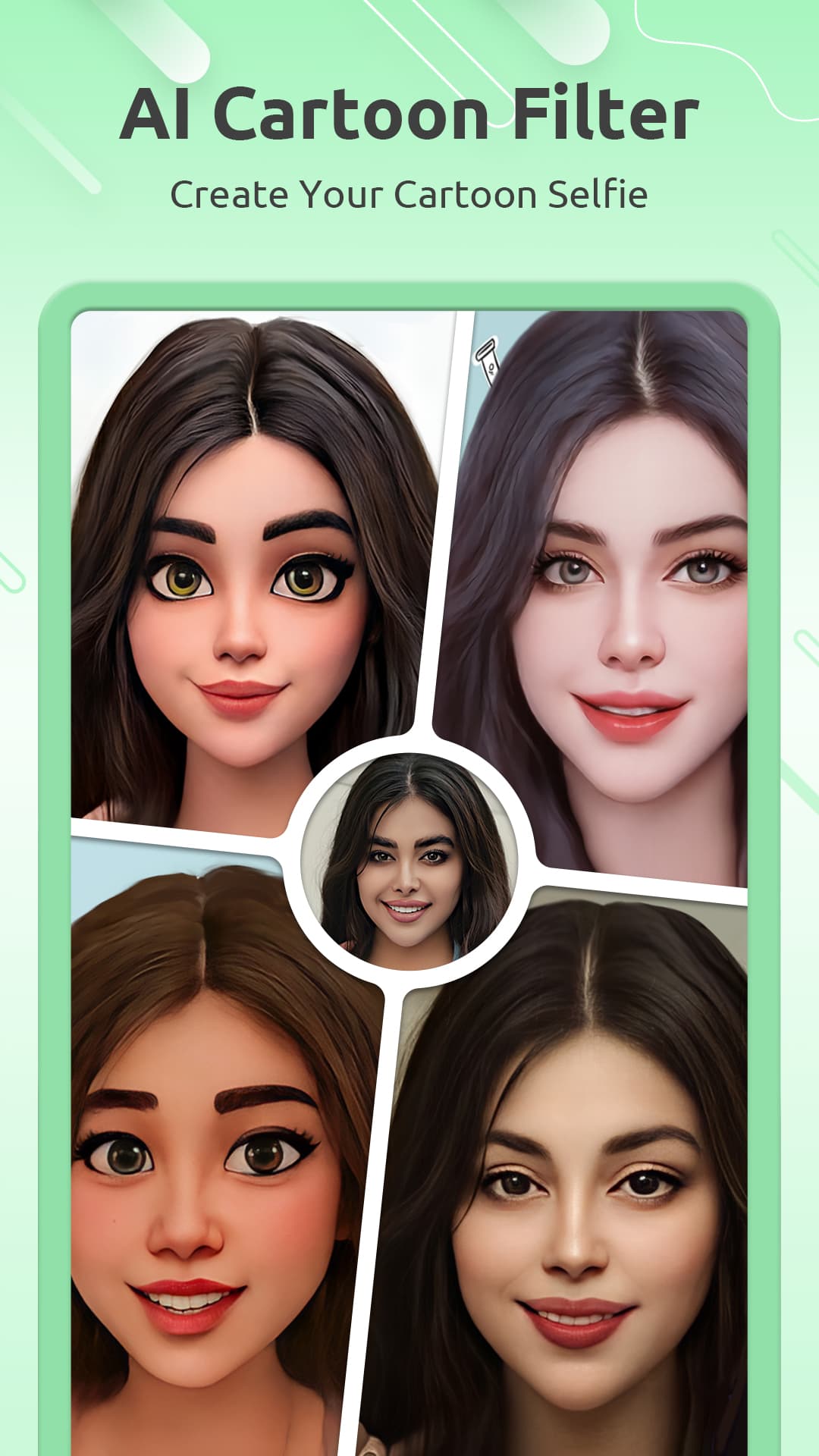 اسکرین شات 4 برنامه FaceTrix - AI Face Editor App