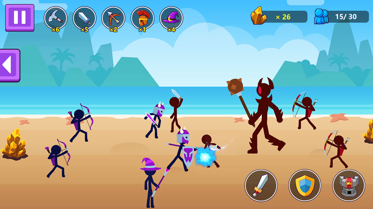 اسکرین شات 4 بازی Rise of Stickman