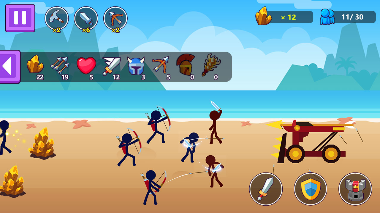 اسکرین شات 2 بازی Rise of Stickman