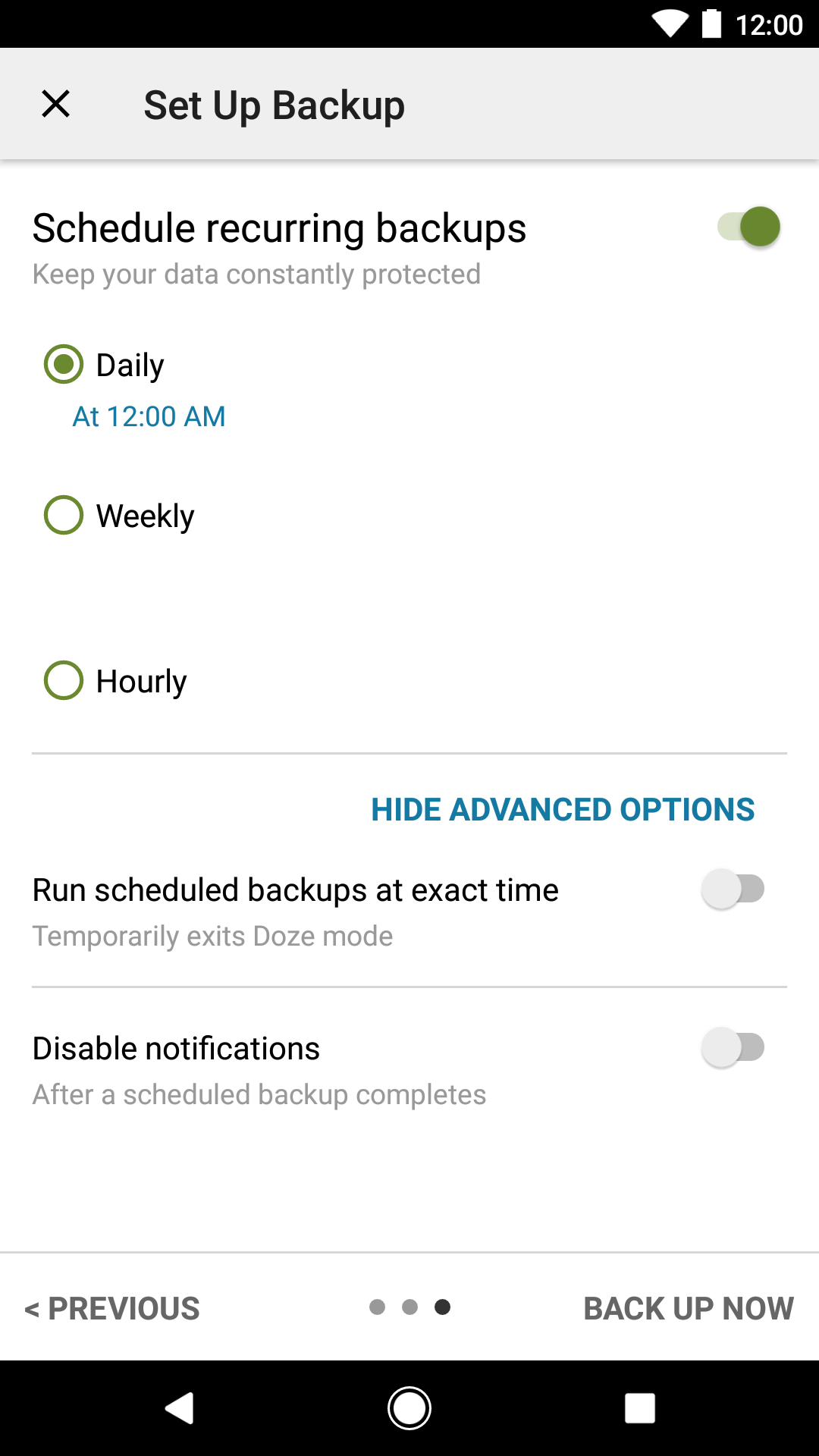 اسکرین شات 6 برنامه SMS Backup & Restore