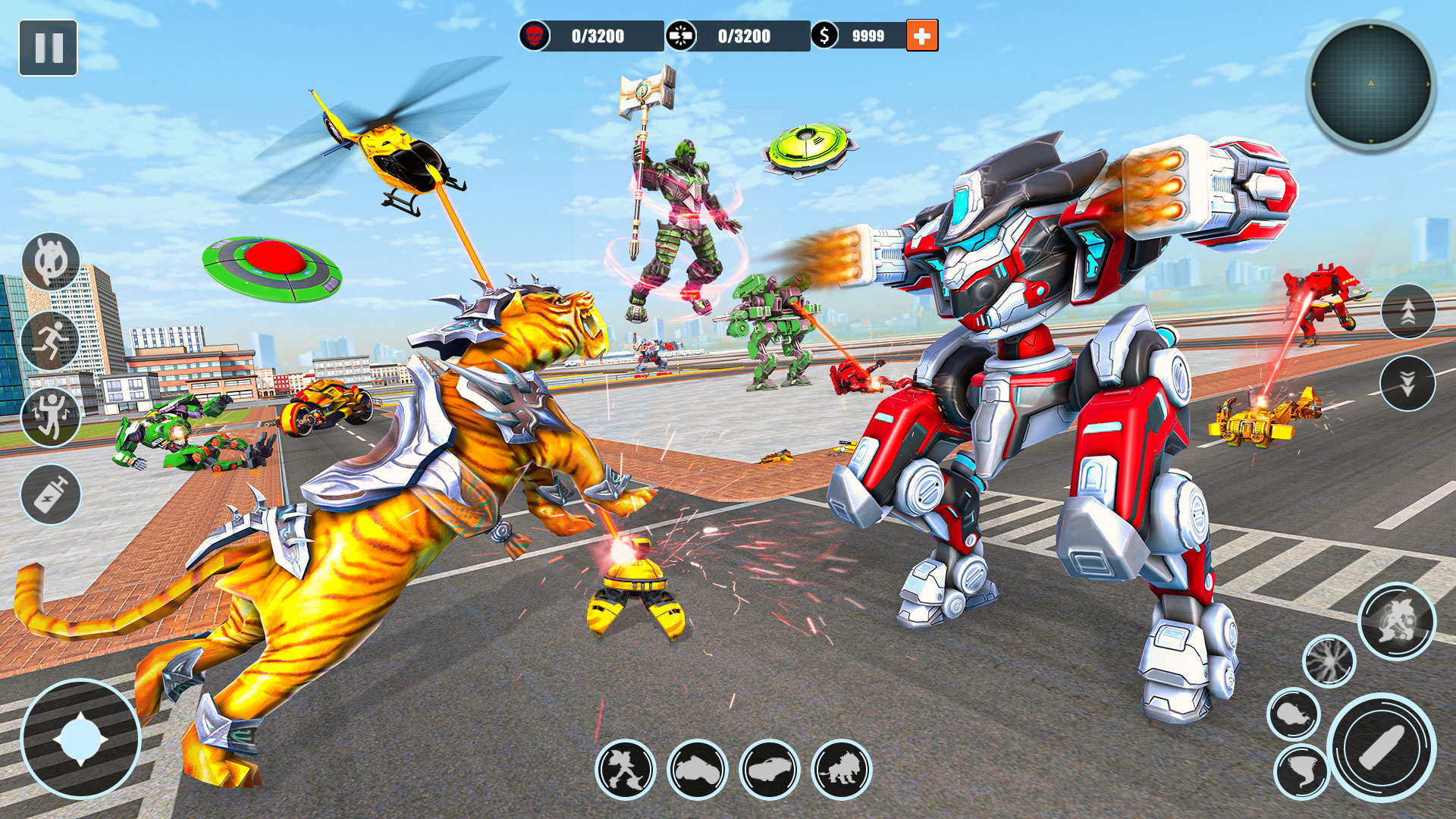 اسکرین شات 2 برنامه Robot Car Transform: Robot War