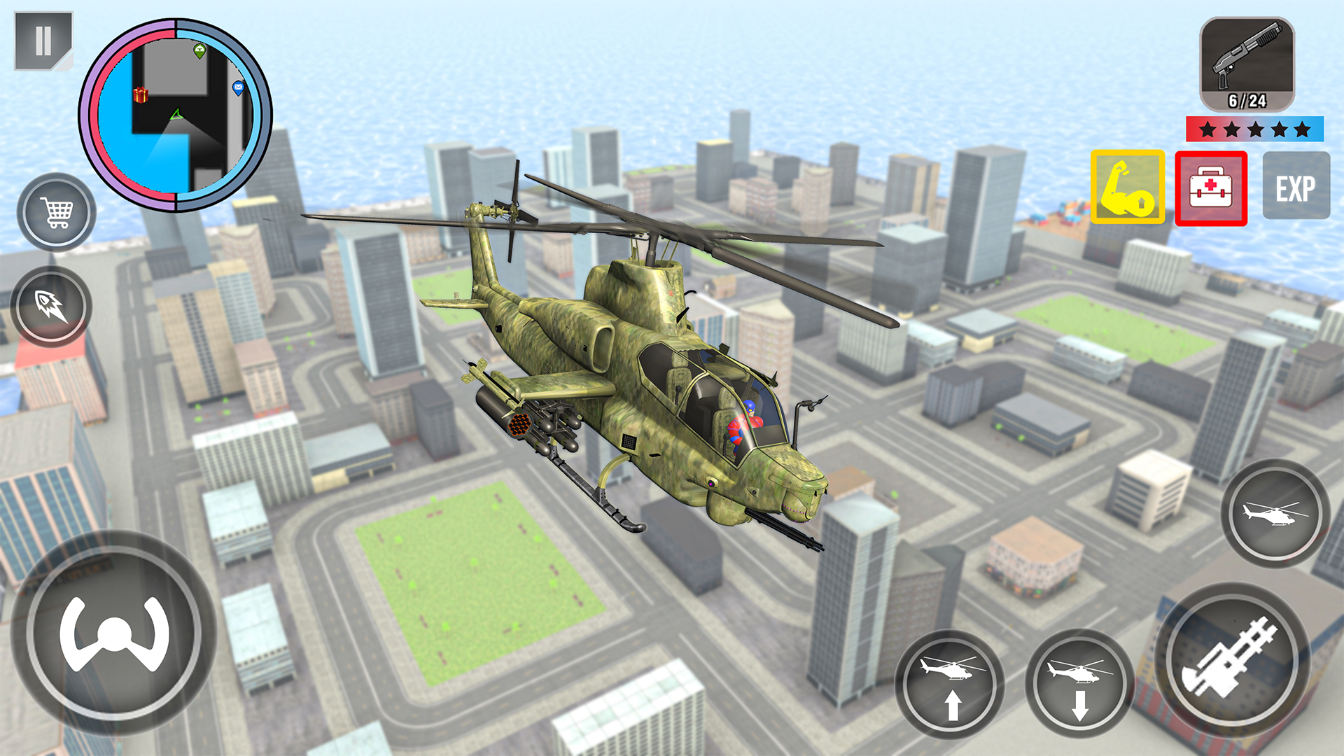 اسکرین شات 7 برنامه Rope Action City Fighting Game