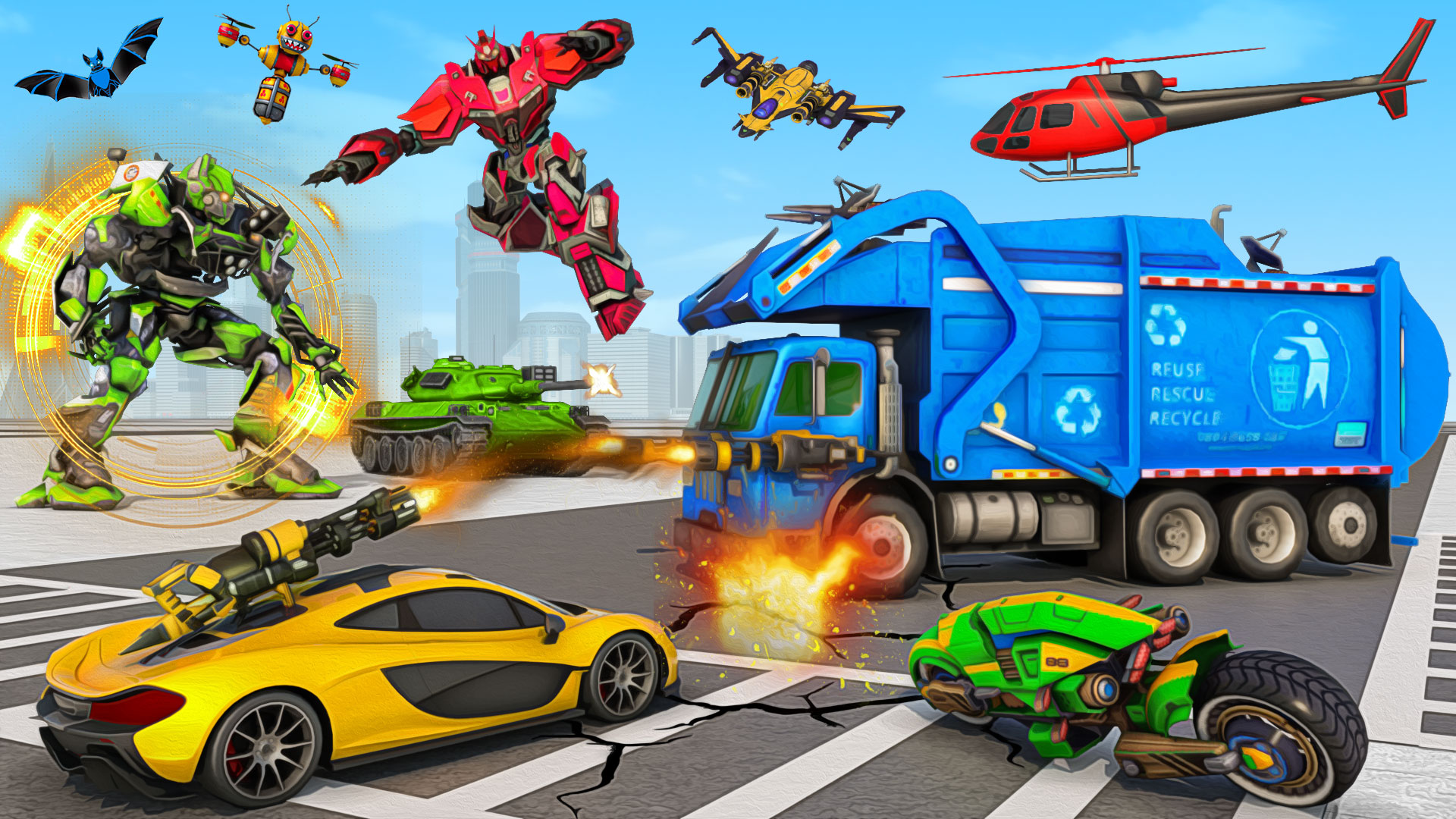 اسکرین شات 4 بازی Truck Simulator - Robot Games