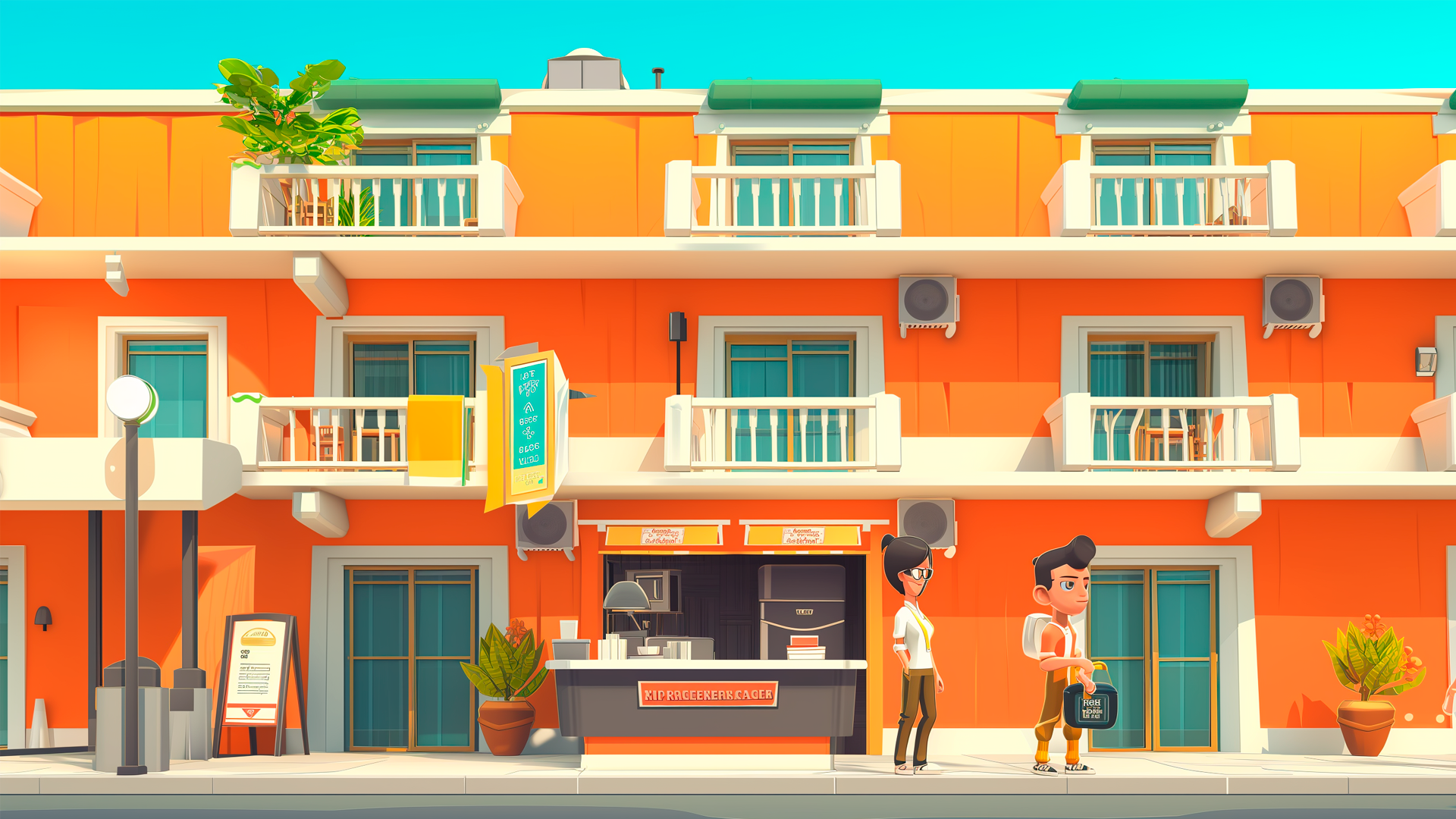 اسکرین شات 3 بازی Doorman Story: Hotel Simulator