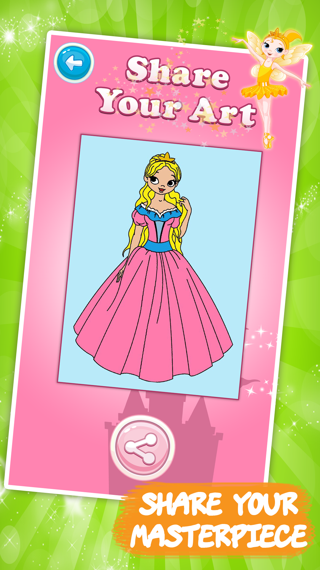 اسکرین شات 4 بازی Princess Coloring - Kids Fun