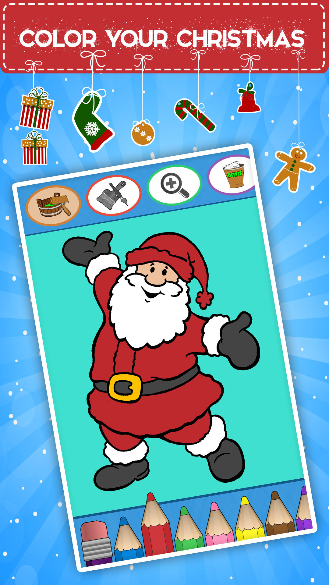 اسکرین شات 1 بازی Kids coloring book:  Christmas
