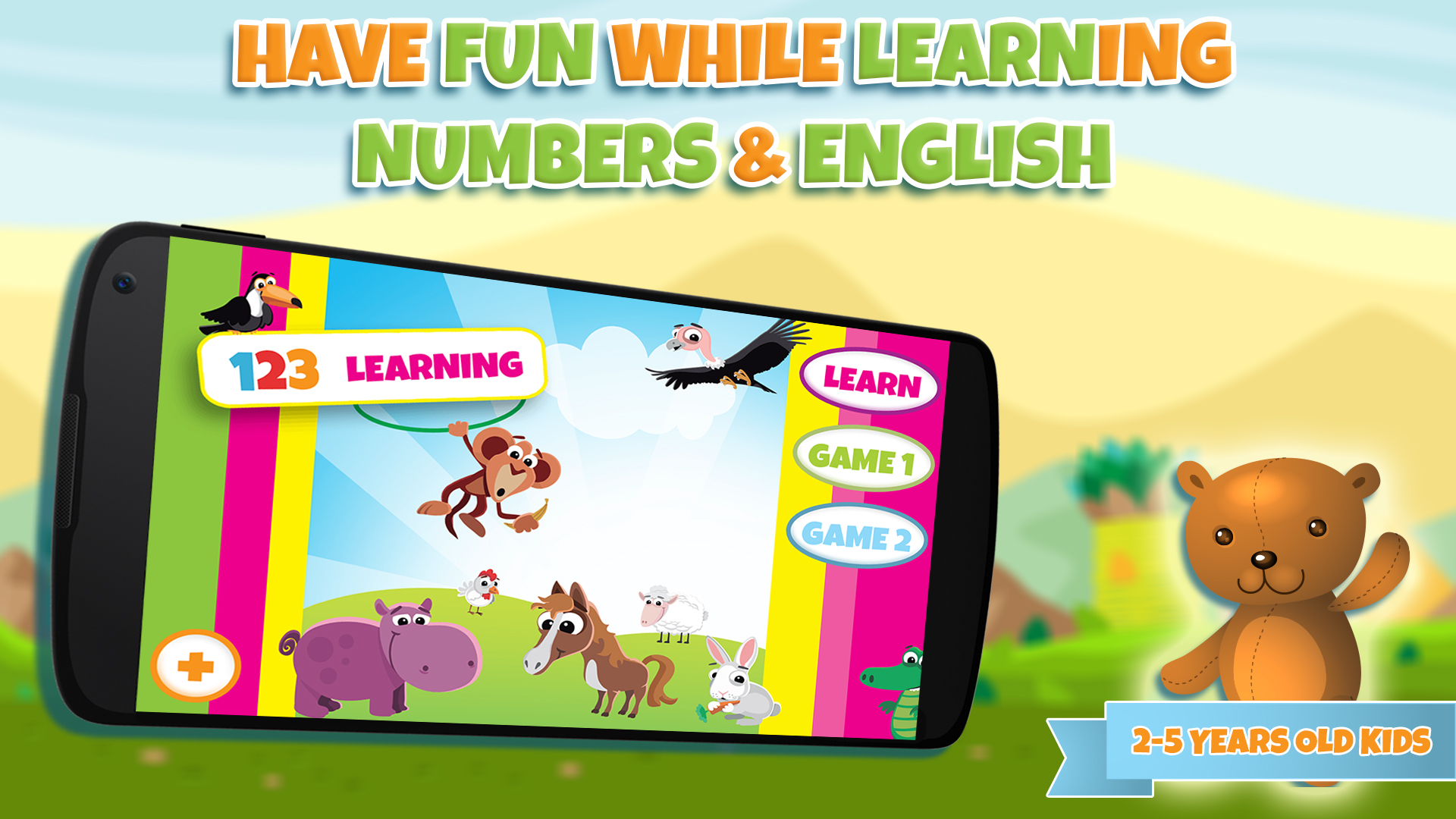 اسکرین شات 1 بازی Fun Numbers: Toddlers Journey