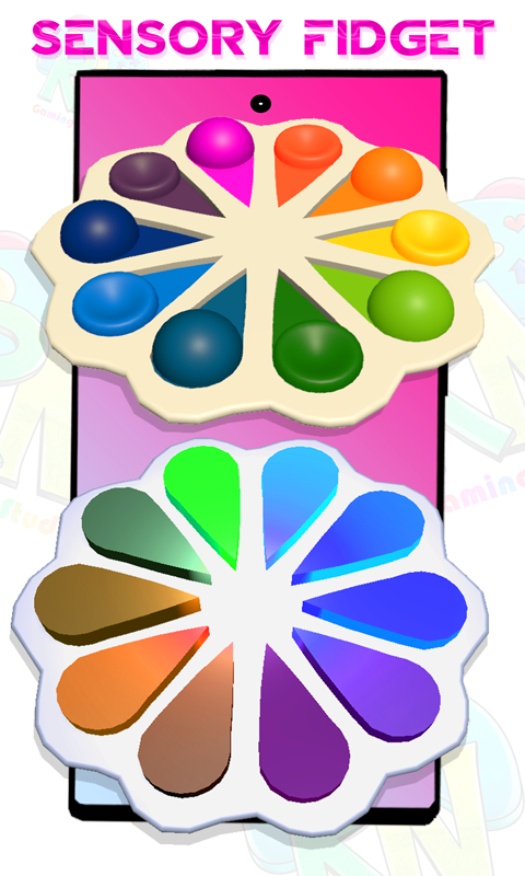 اسکرین شات 3 بازی Poppet Fidget: poppit relax 3d