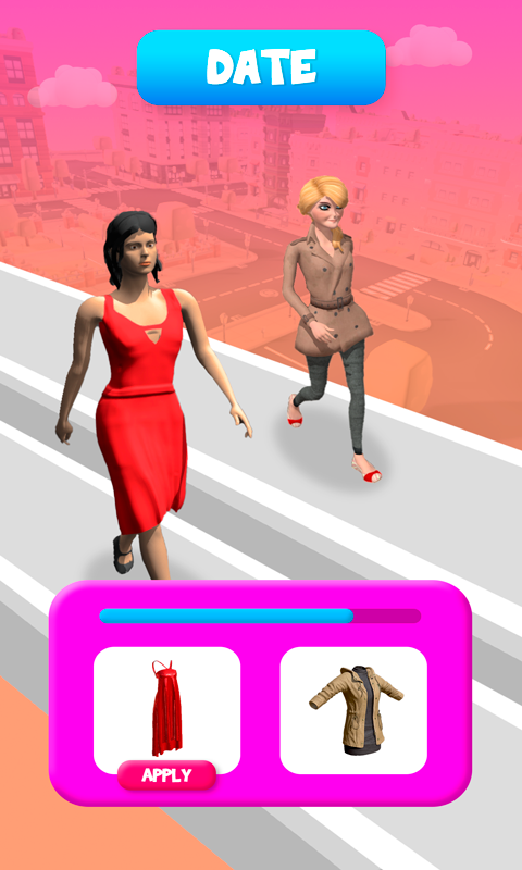 اسکرین شات 2 بازی Fashion Battle, Dress Up Run