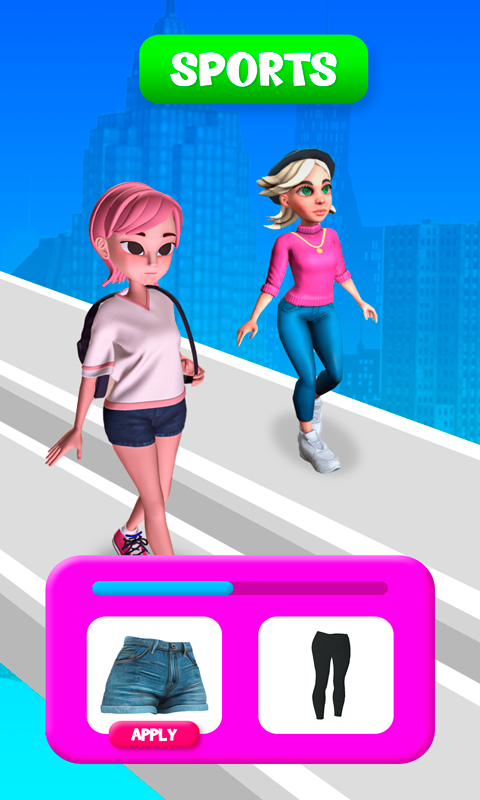 اسکرین شات 1 بازی Fashion Battle, Dress Up Run