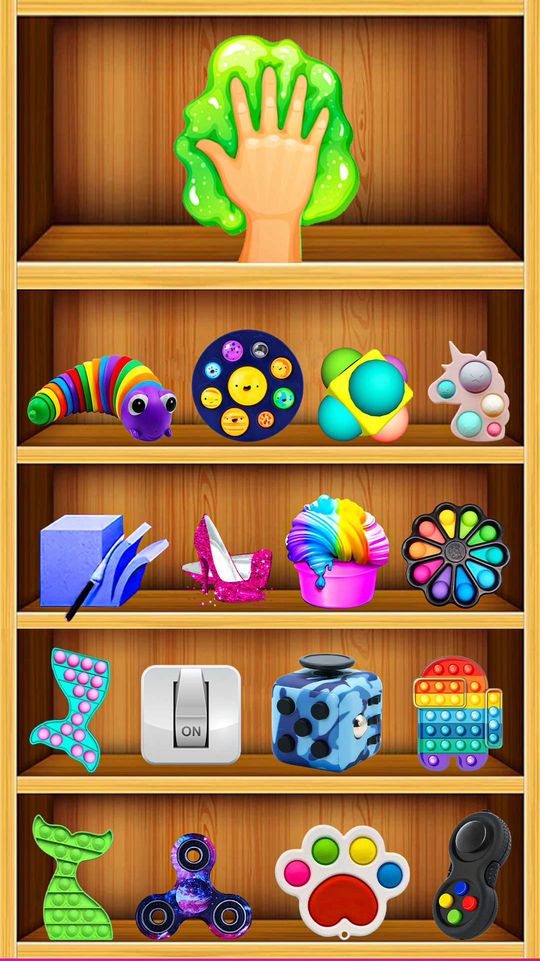 اسکرین شات 1 بازی Sensory Fidget toy! Calm,relax