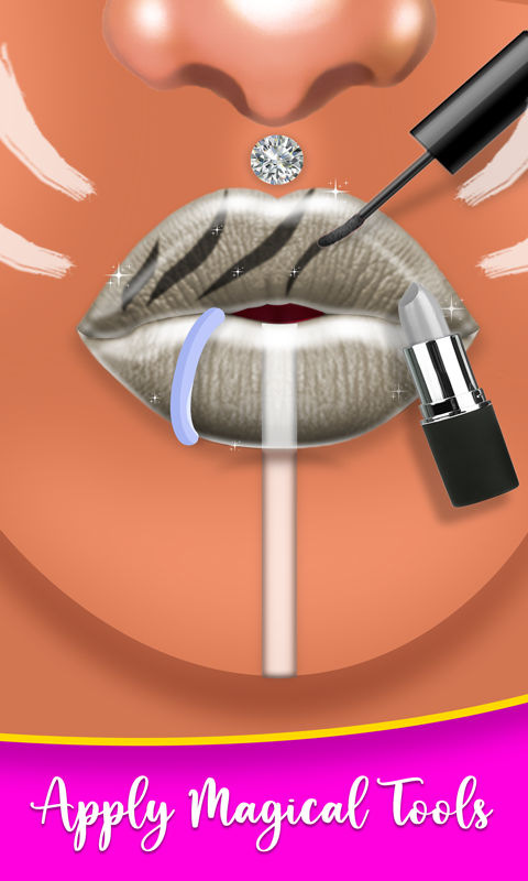 اسکرین شات 6 بازی Lip Art Lipstick Makeup Beauty