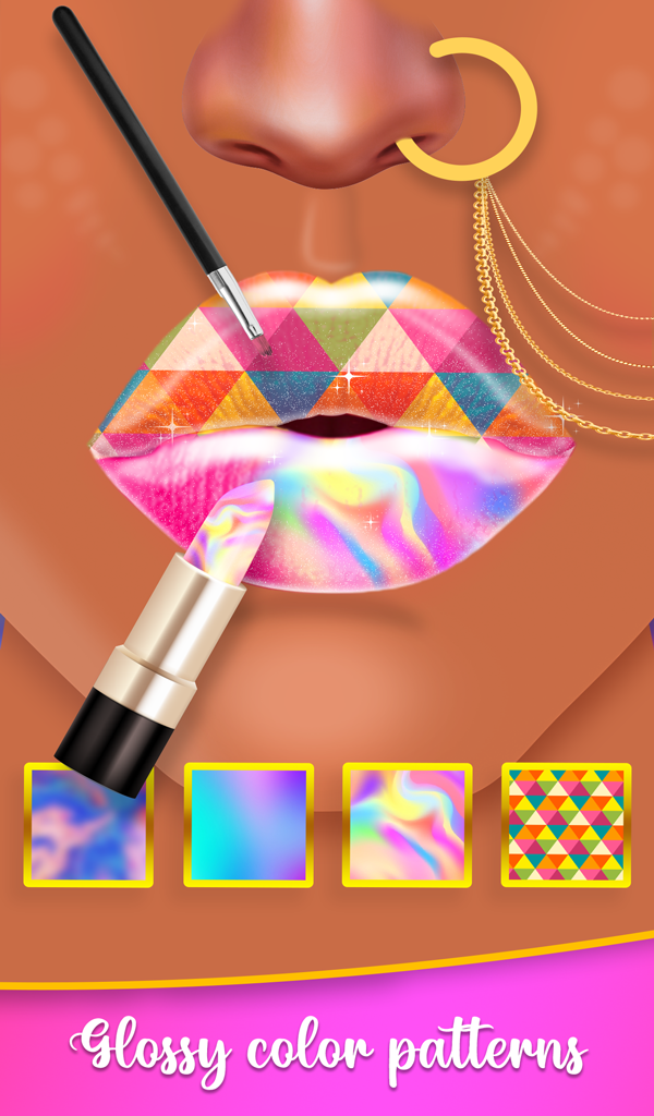اسکرین شات 4 بازی Lip Art Lipstick Makeup Beauty