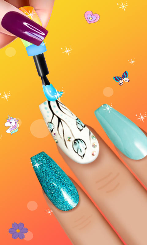 اسکرین شات 3 بازی Acrylic Nail Designs Art Salon