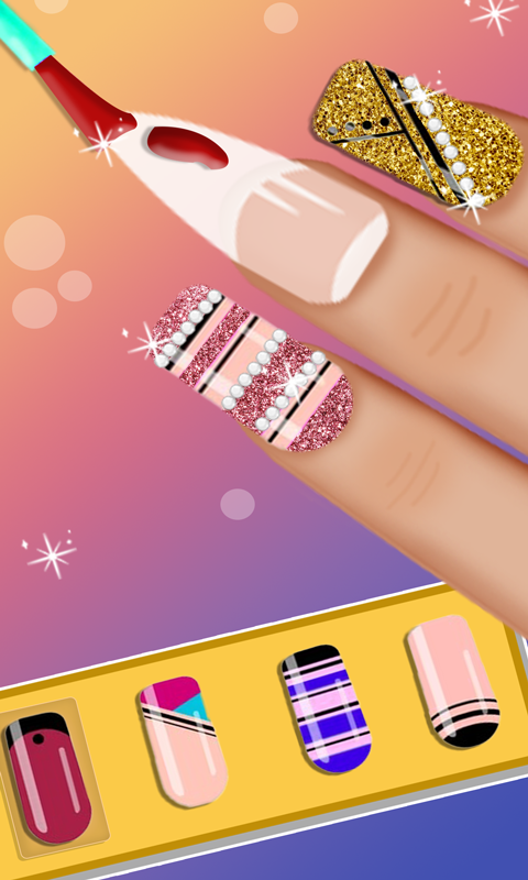 اسکرین شات 4 بازی Acrylic Nail Designs Art Salon