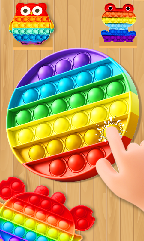 اسکرین شات 3 بازی Fidget Toys 3D Pop it games